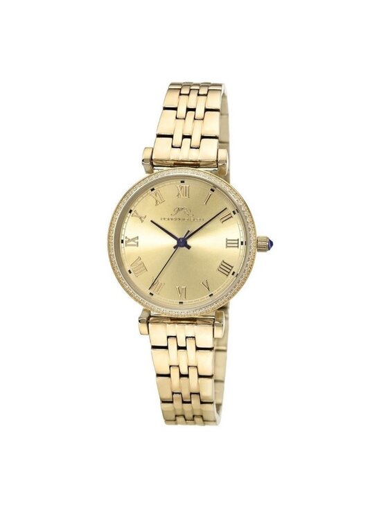 NWT Porsamo Bleu Emma Quartz Gold Dial Ladies Watch